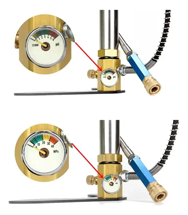 Inflador Pcp Para Rifles De Aire Comprimido 300 Bar 4500 Ps - Imagen 4