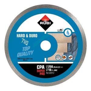 Disco Diamante Corte Rubi Pro Cpa-250 250mm Granito Pizarra Gres Negro