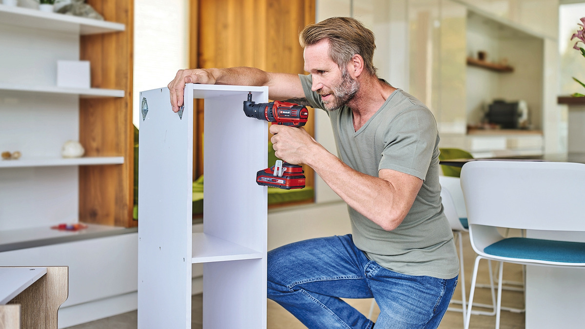 Taladro Percutor Inalámbrico En Kit Einhell Rojo - Imagen 6