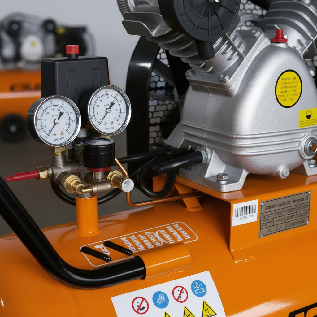 Compresor De Aire Eléctrico Lüsqtoff Lc-30100 100l 3hp - Imagen 3