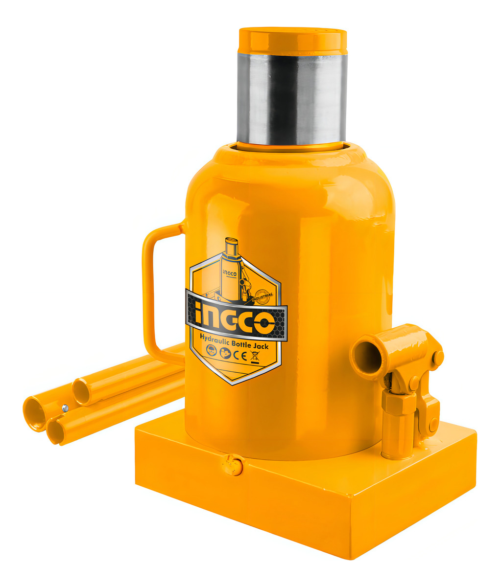 Gata Hidraulica Garage Tipo Botella 50 Toneladas Ingco