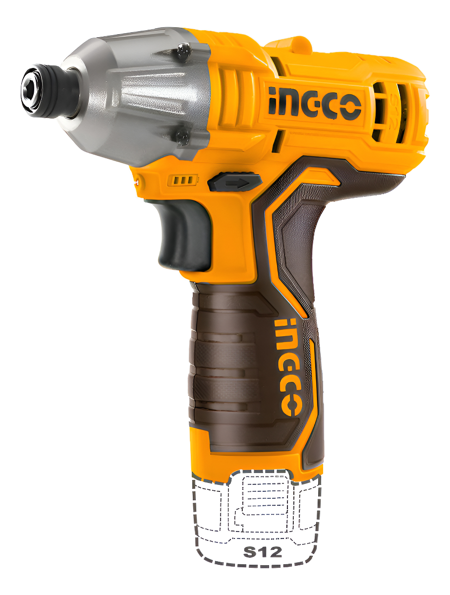 Atornillador De Impacto 12v S12 1/4 C/2 Bat - Cirli12015