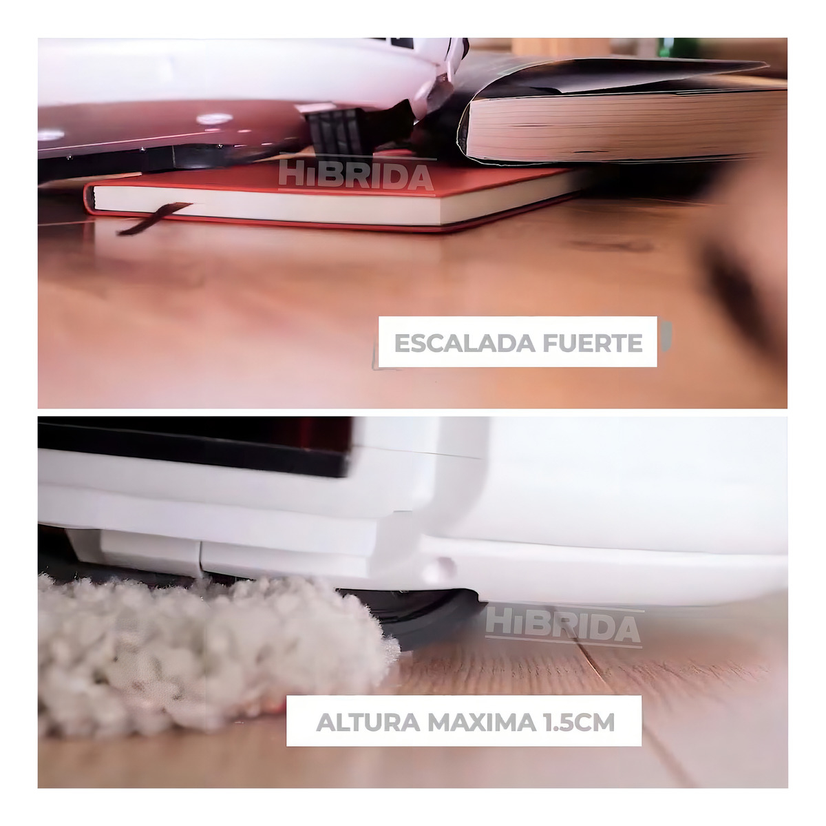 Aspiradora Robot Litio 2000 Mah Ingco Vcrr30201 Color Blanco - Imagen 5