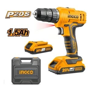 Atornillador Ingco P20s 10 Mm Cdli20012 2 Baterias Color Amarillo