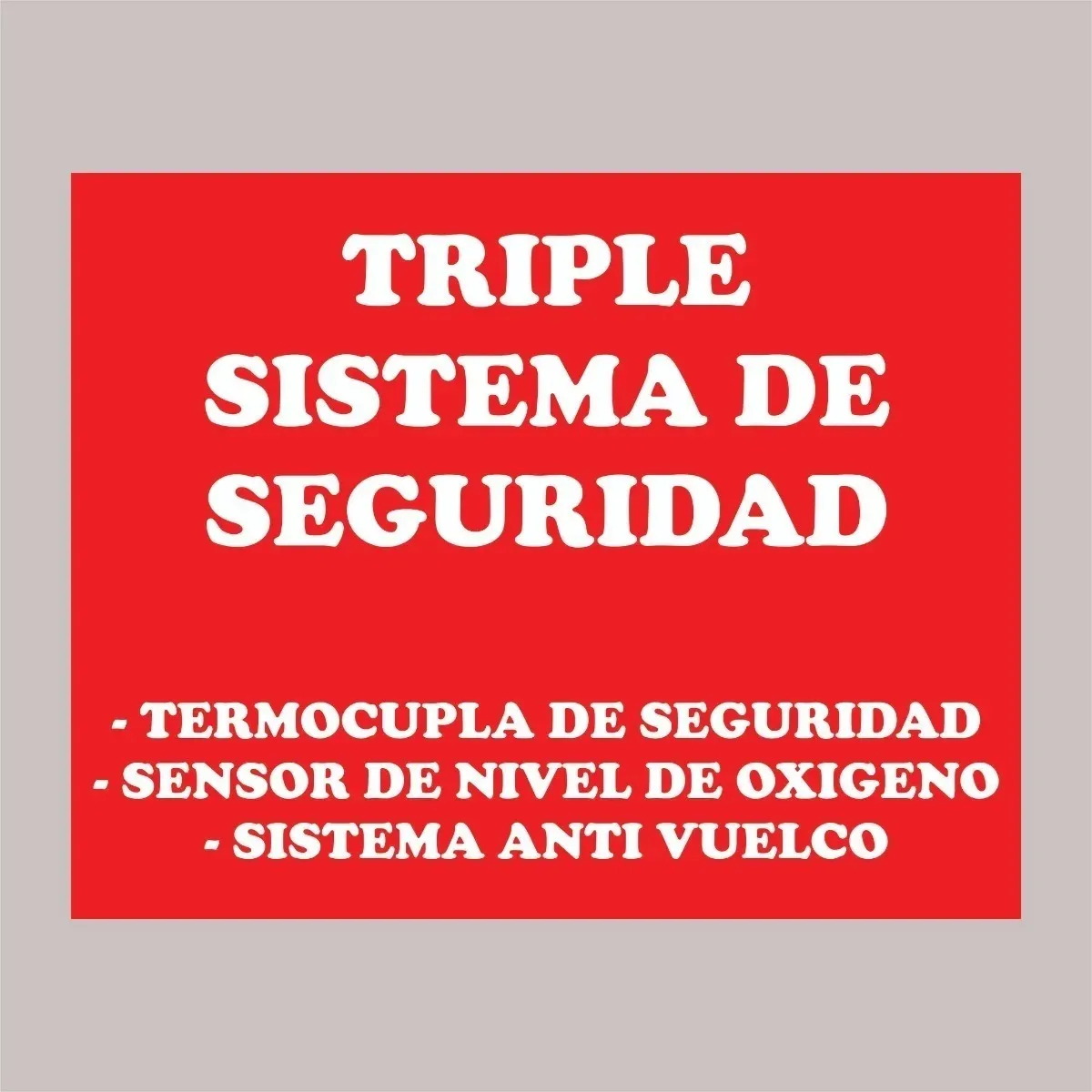 Estufa A Supergas + Vale Garrafa 13kg + Valvula - Imagen 3