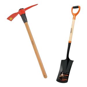 Kit Pala Corte Pocera Truper + Pico Punta Y Pala Kirkor