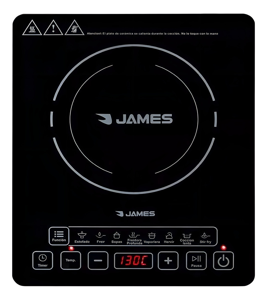 Anafe Eléctrico Portatil James Cij-20 1 Hornalla - Imagen 4