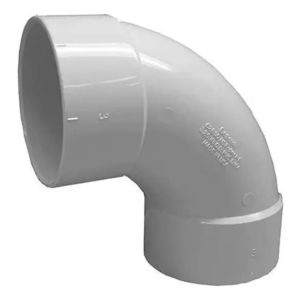 Codo Pvc 160 H/h Pared Gruesa Espesor 5.0 Mm