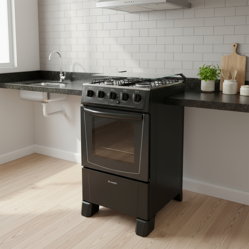 Cocina James Combinada Negra C205b - Imagen 2