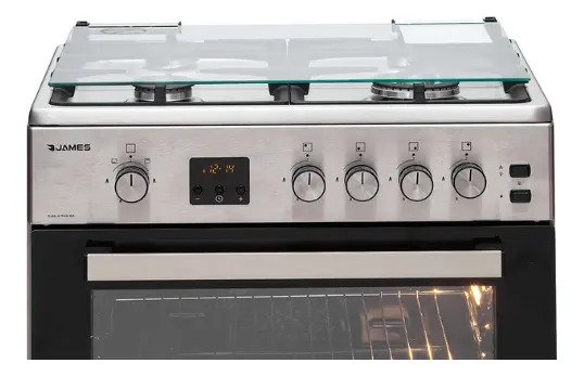 Cocina A Gas Con Grill James 4 Hornallas Inox C-26 A Tks G3 - Imagen 2