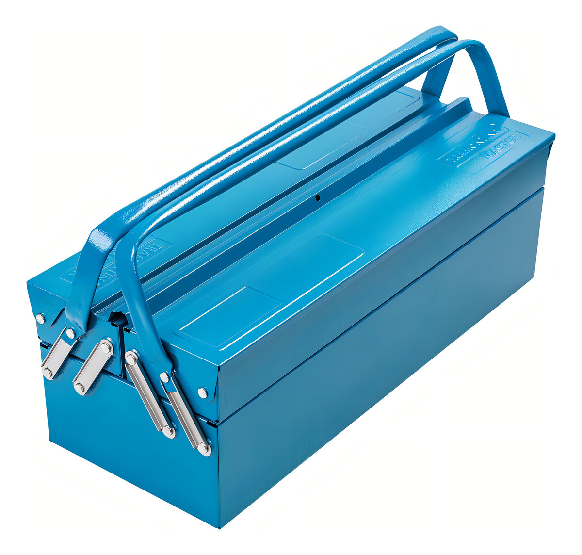 Caja De Herramientas Tramontina Para Acordeón Con 3 Cajones, Color Azul