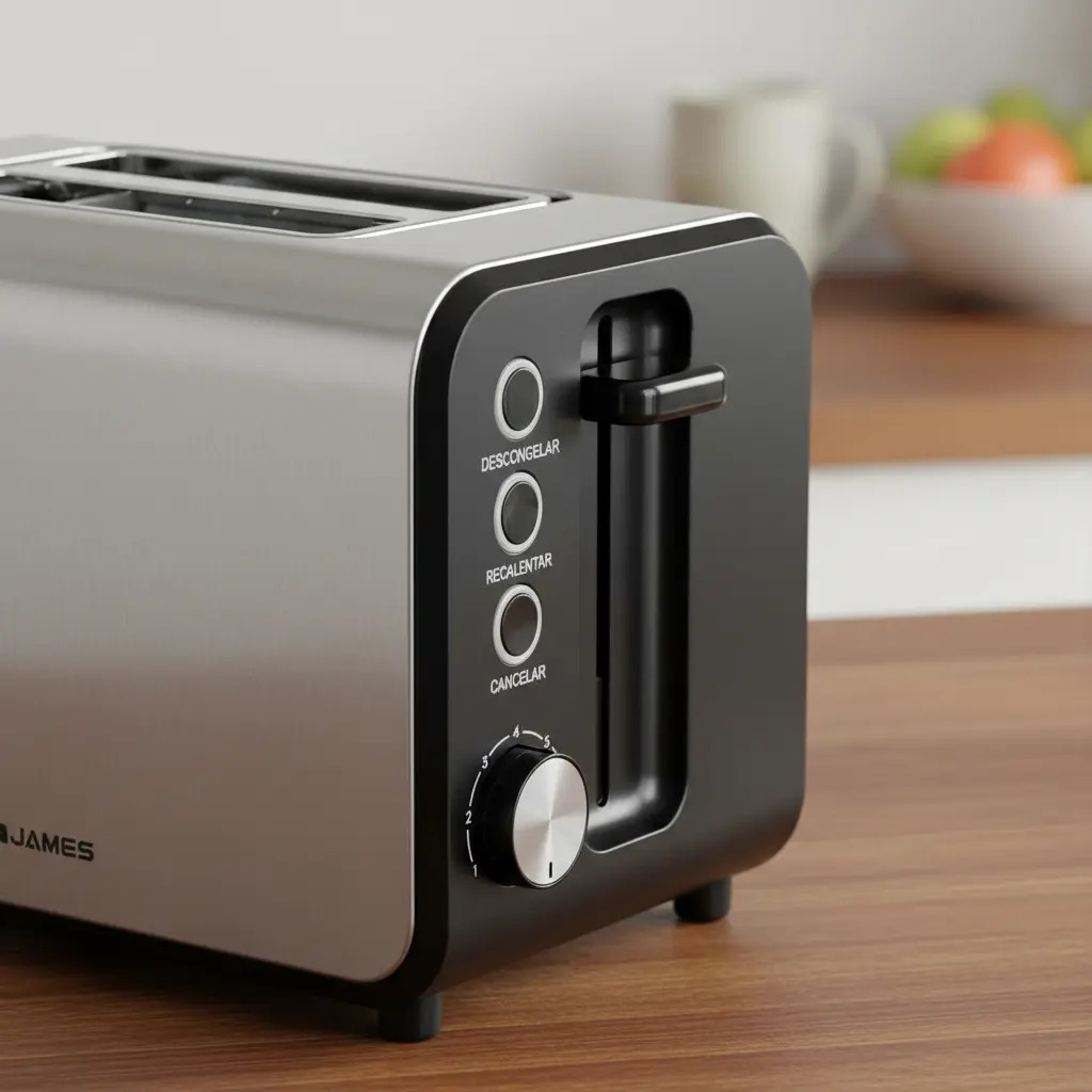 Tostadora James 2 Rebanadas Tji2p G2 Inox - Imagen 3