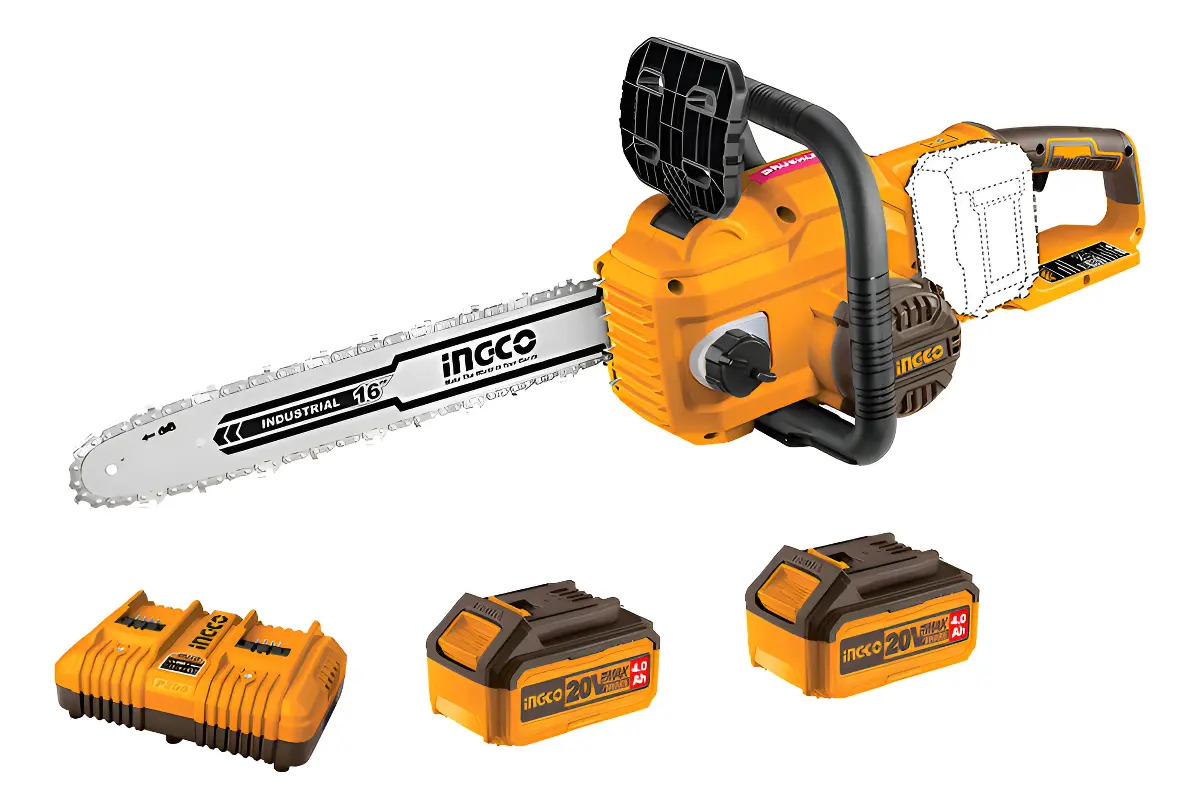 Motosierra A Bateria 40v 16 C/bat C/carg Ingco Cgsli401682