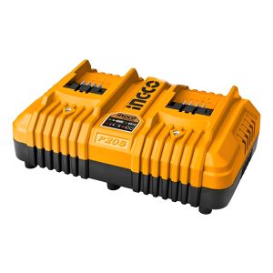 Cargador Rapido Doble 20v P20s Ingco Fcli2034