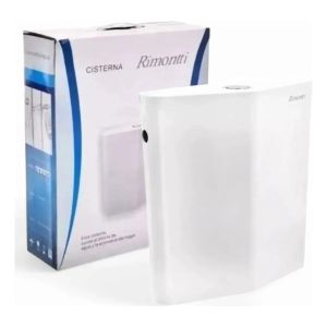 Cisterna De Pared Rimontti Botón Descarga 6 Litros Blanca