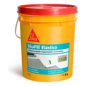 Sikafill Elástico Membrana Liquida Sika 4kg Kirkor