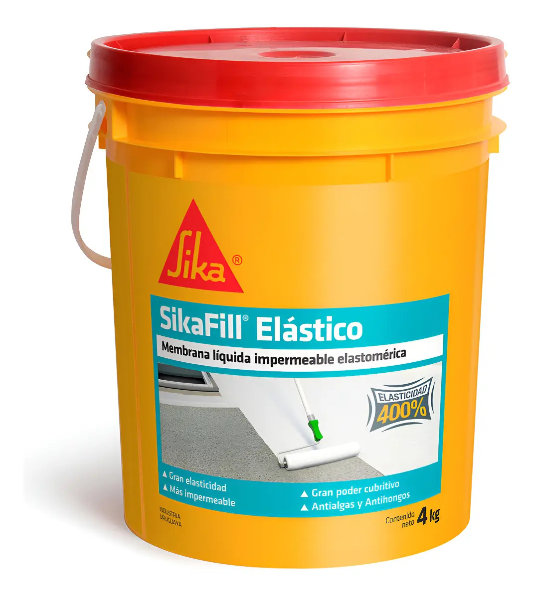 Sikafill Elástico Membrana Liquida Sika 4kg Kirkor