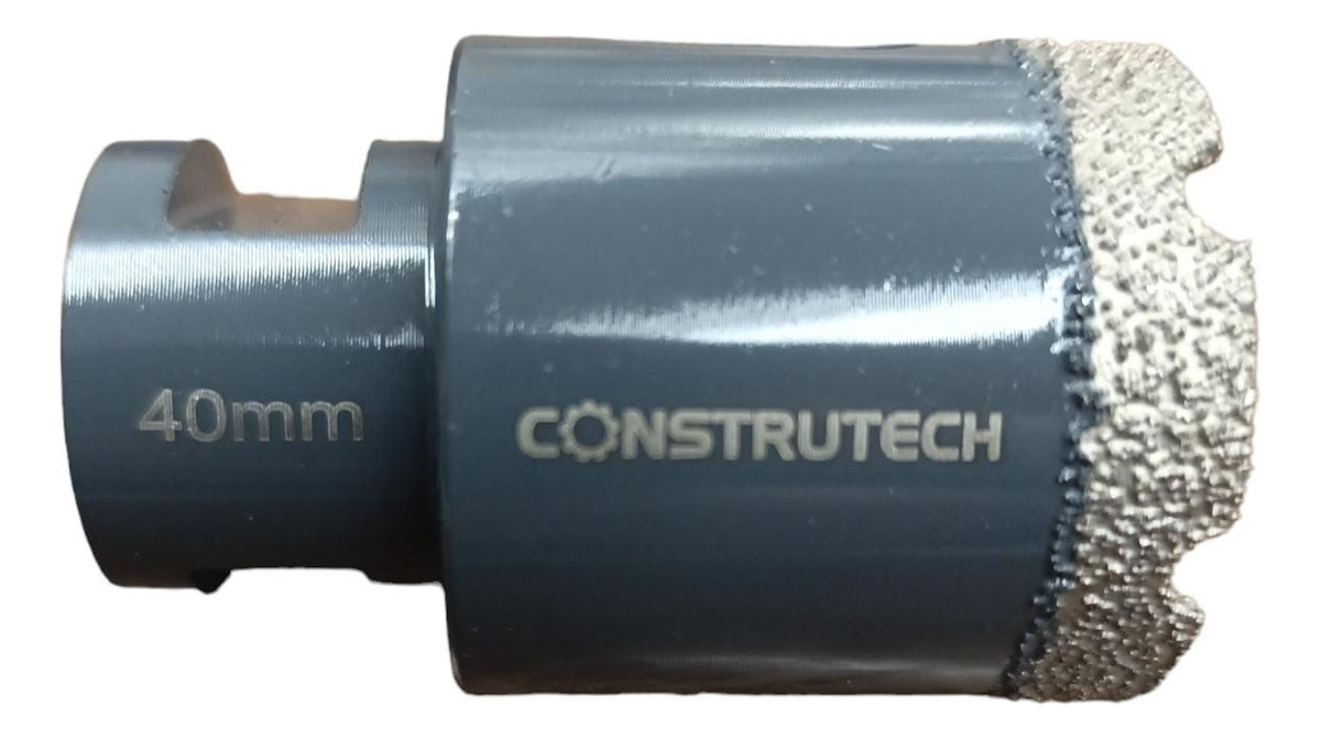 Mecha Copa Diamantada 40mm Construtech Para Amoladora Rosca M14