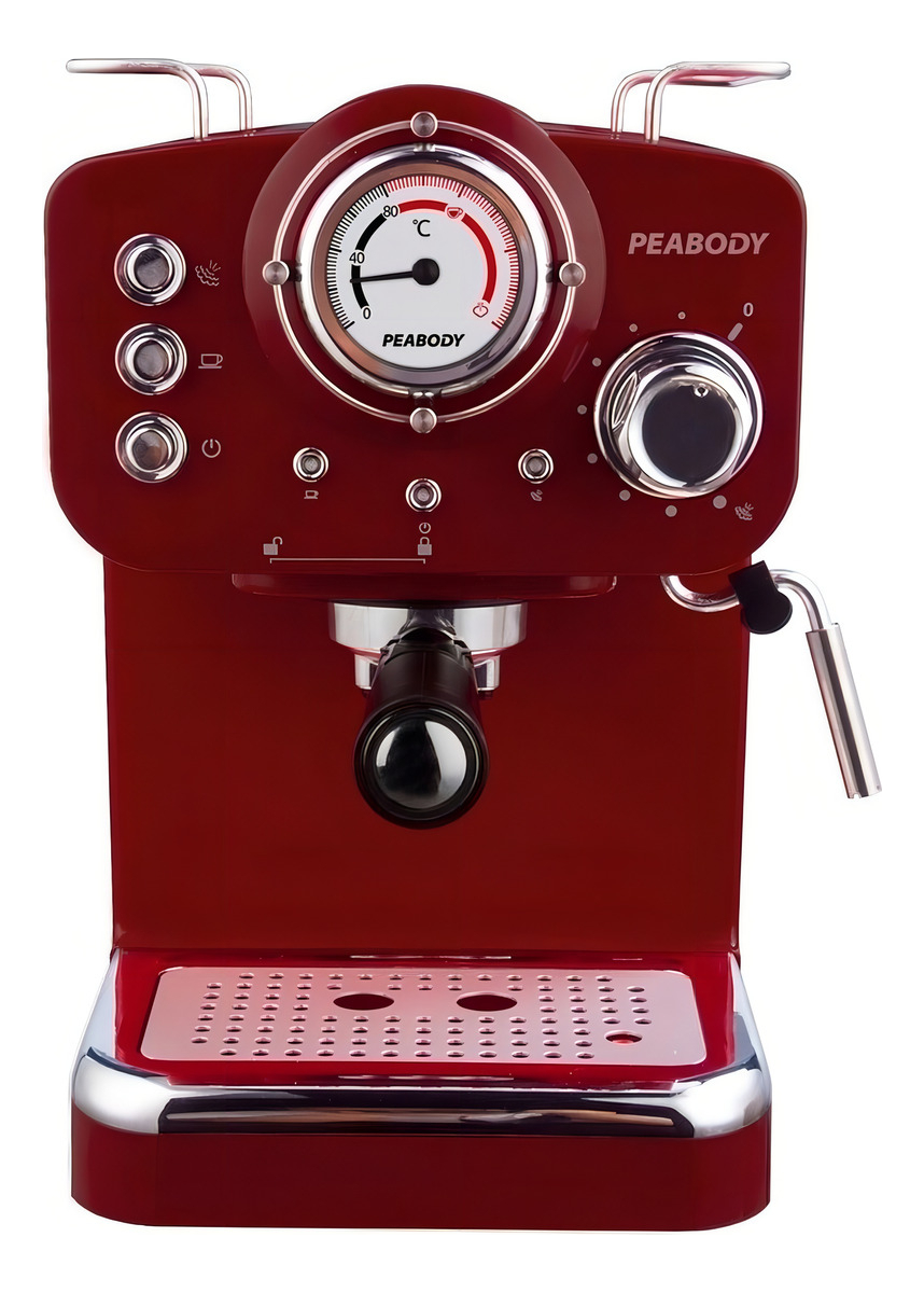 Cafetera Peabody Smartchef Pe-ce5003r Automática Roja Expreso Rojo