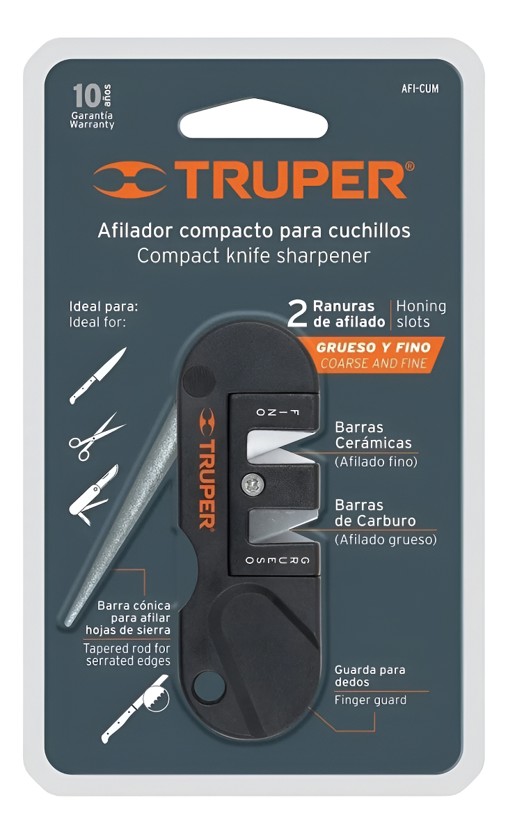 Afilador Diamantado Mini Fino Y Grueso Truper - Sas