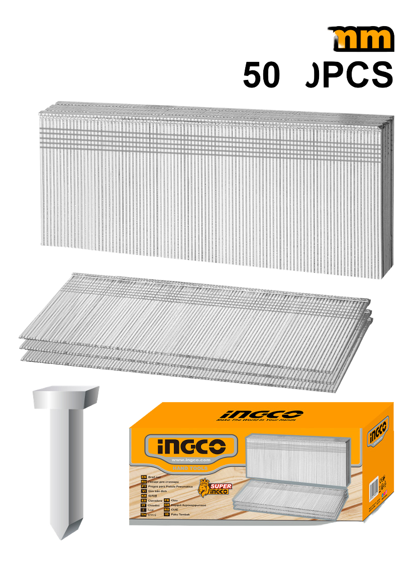 Clavos Caja X 5000 Unidades 18ga 40mm Ingco Ana18401 - Imagen 3