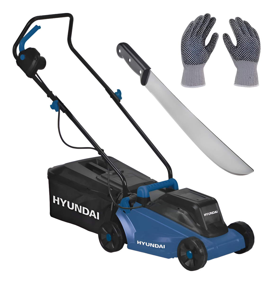 Cortadora De Cesped Hyundai Hygt5602 Electrica 1.5hp + Gifts