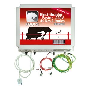Electrificador Pastor Equus 40 Km 1,8 Joule