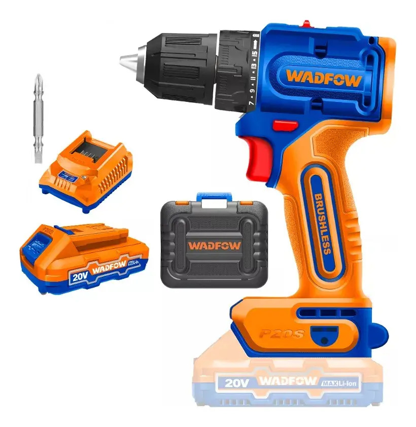 Atornillador 20v A Bateria P20s 50nm Brushless Con 2x Bat Ca