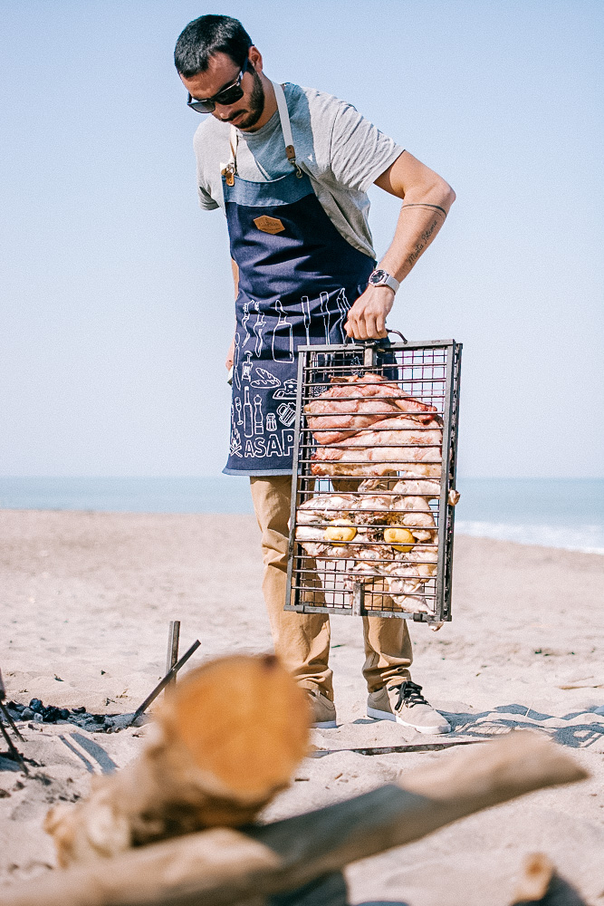 Kit Asaparri Parrillero Y Asador Portatil - Imagen 6