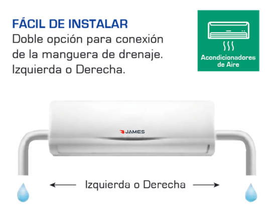 Aire Acondicionado James Aam-12 Au-fc 12.000 Btu - Imagen 4