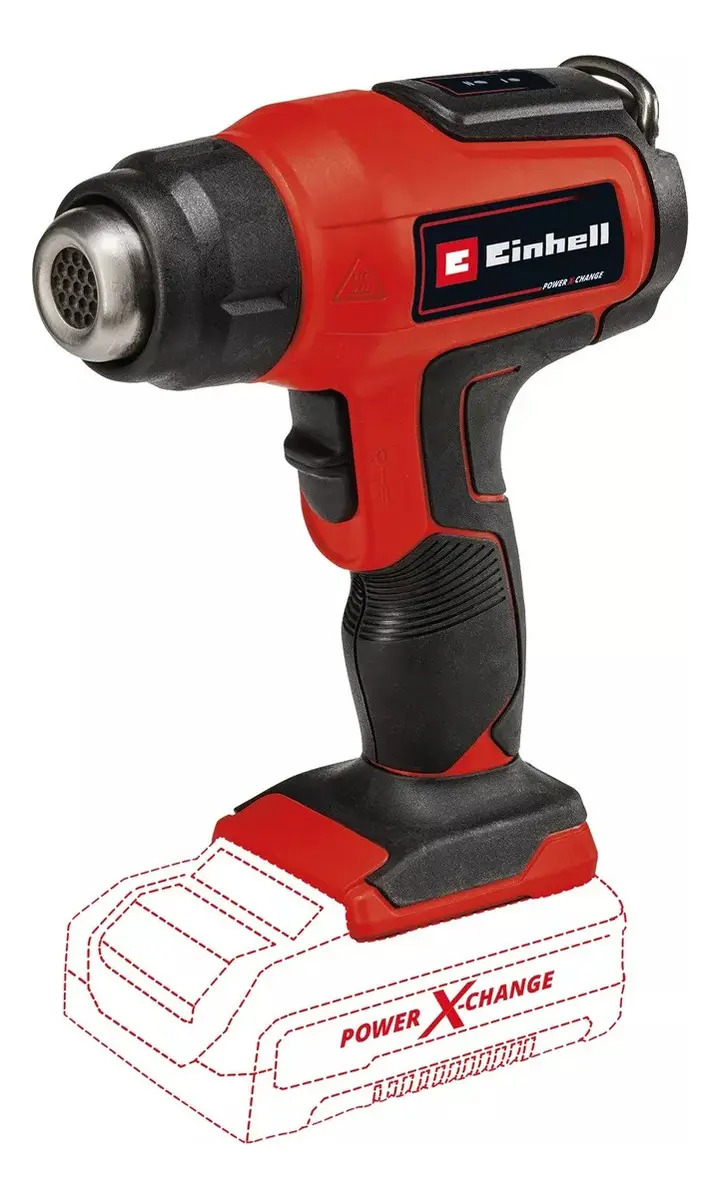 Pistola De Calor Inalámbrica Einhell Te-ha 18 Li-solo Rojo