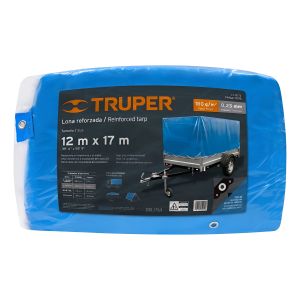 Lona Uso Rudo Reforzada, 12 X 17 M, Azul Proteccion Uv Kk