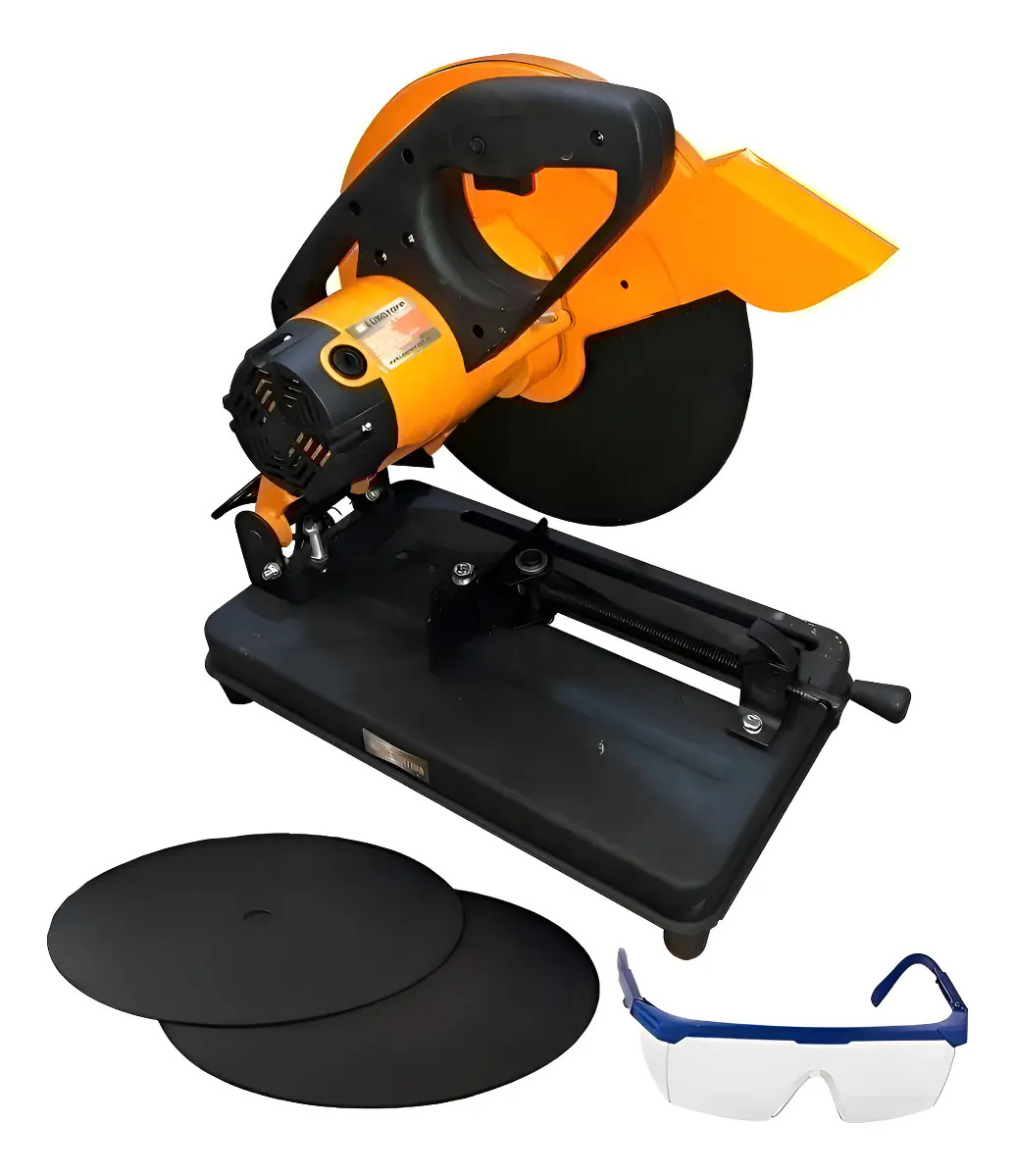 Sierra Cortadora Sensitiva Kit Hierro 355mm Metal Lusqtoff