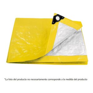 Lona Uso Rudo 6 X 12 M, , Pretul Impermeable Color Amarillo