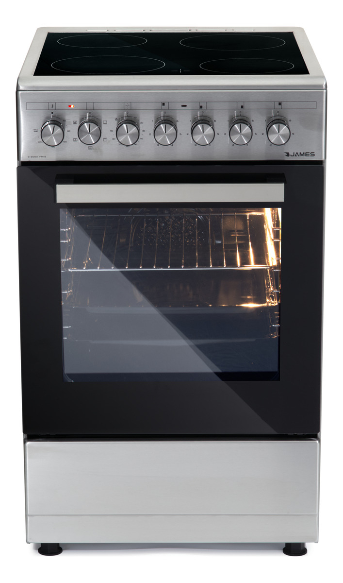 Cocina James C 200a Vtks Vitroceramica Electrica Color Inox