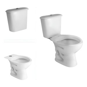 Juego De Inodoro Y Mochila Blanco Kirkor