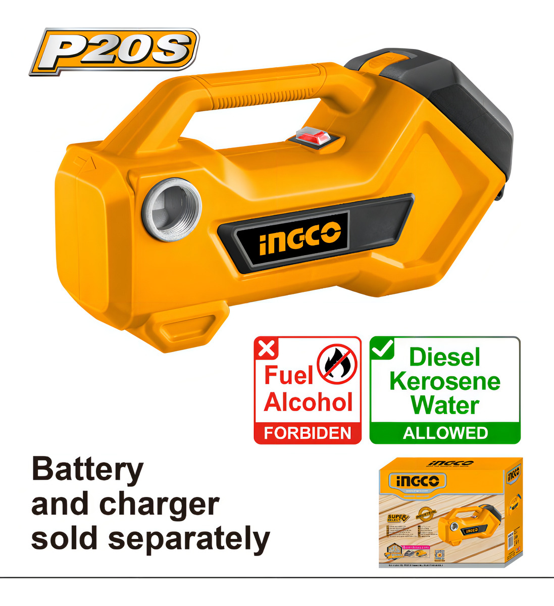 Bomba 20v Trasiego Liquidos P20s Tpli2001 Kirkor - Imagen 2