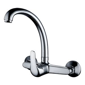 Monocomando Pared Pico Alto 20cm Cierre Ceramico Kirkor