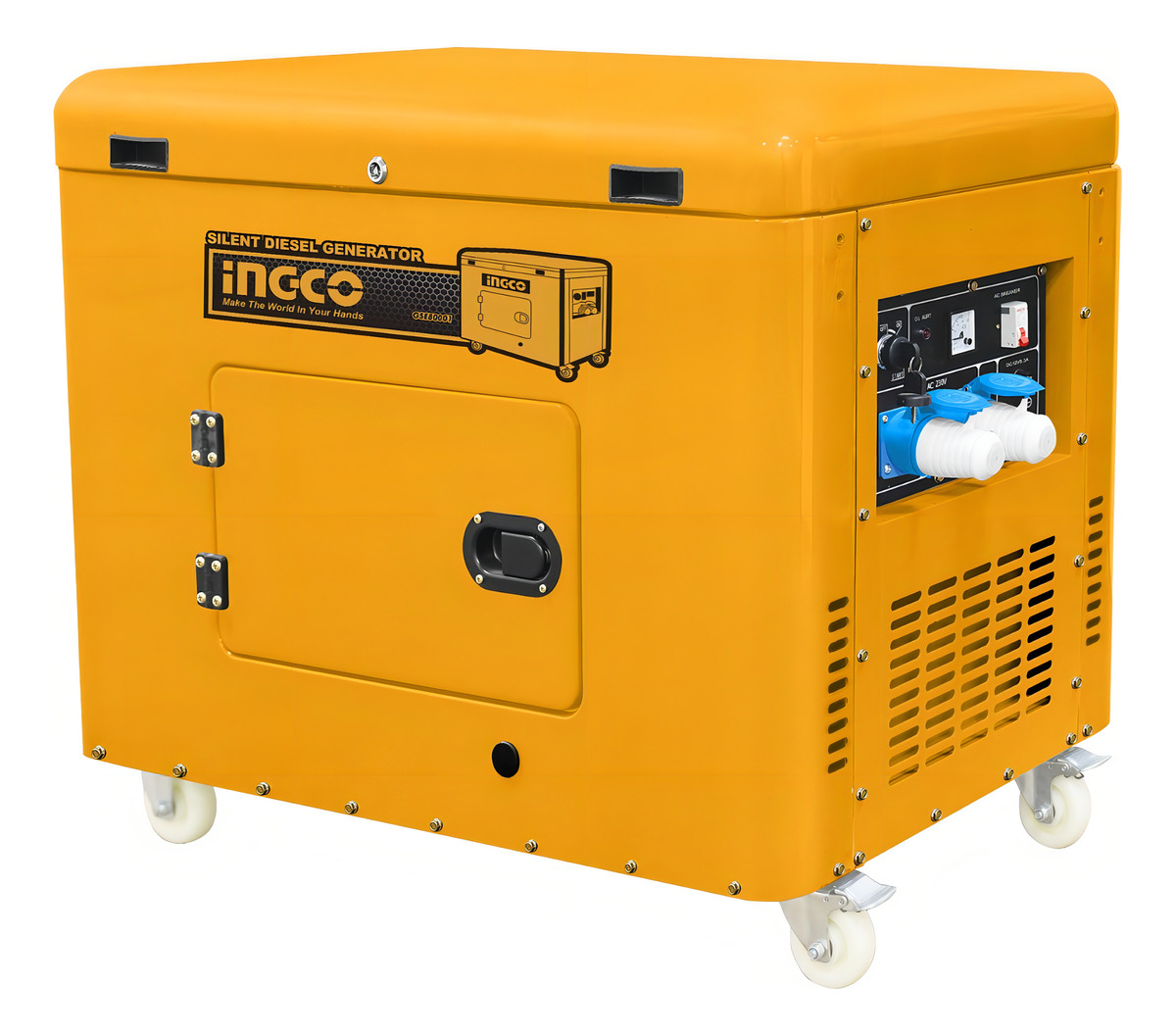 Generador 8.0 Kw Diesel Silencioso 8kw 13hp Ingco Gse80001