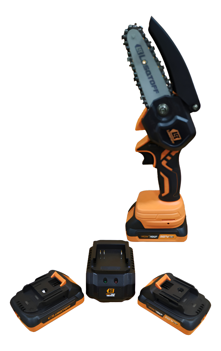 Electrosierra A Bateria Lusqtoff Cargador 2 Baterias