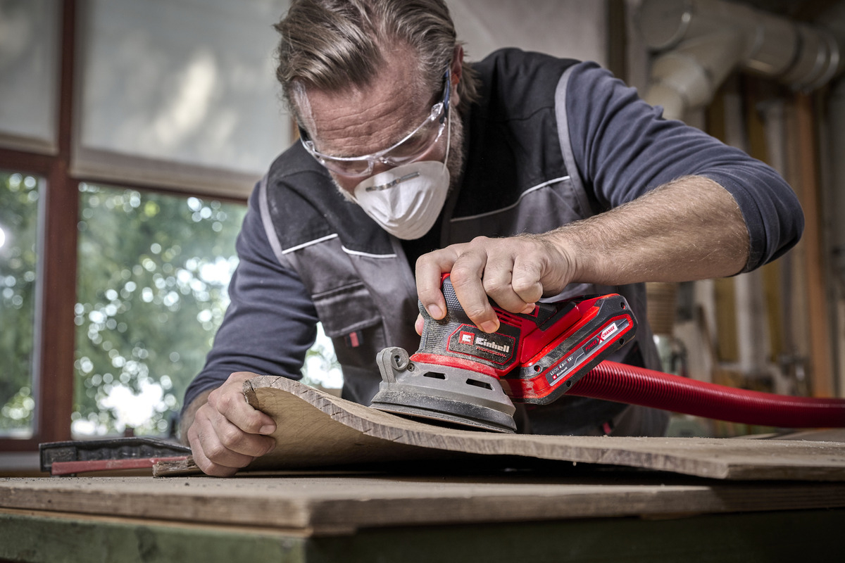 Lijadora Excéntrica Inalámbrica + Cargador Y Batería 2,5 Ah - Imagen 6