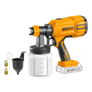 Pistola Pintar A Bateria 20v P20s A Bateria Ingco