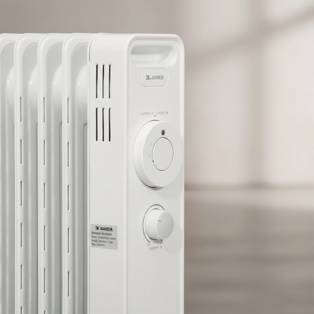 Radiador De Aceite Blanco James 2945 Mod. Re 1500 W - Imagen 3