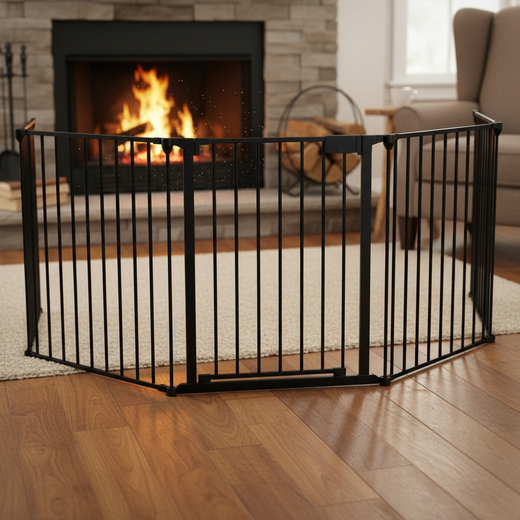 Cerca Protectora Para Estufa Equus Negro - Imagen 2