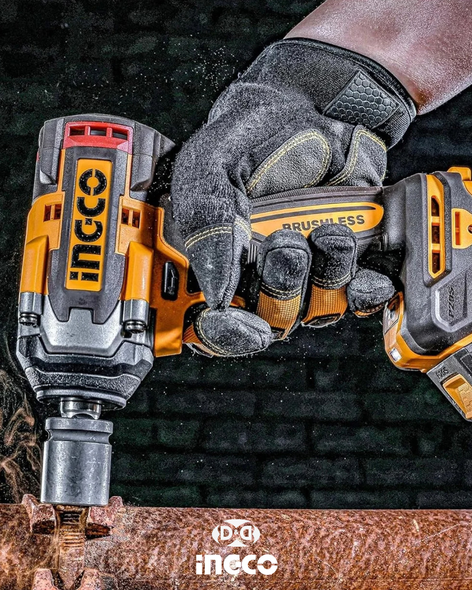 Llave De Impacto 850nm 20v P20s C 2bat+carg+valija Color Naranja Claro Frecuencia 50hz/60hz - Imagen 9