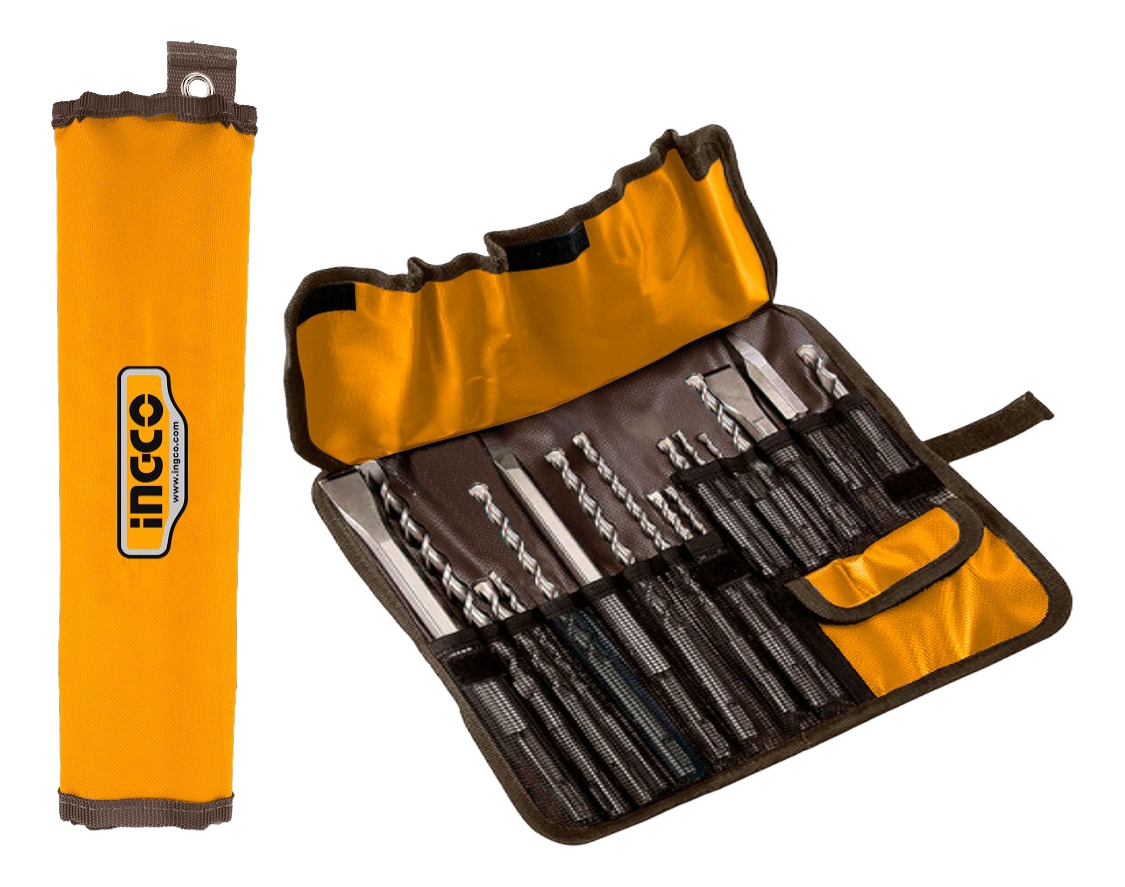 Set De Mechas Y Puntas Sds Plus 17pcs Ingco Akd91701 - Imagen 3