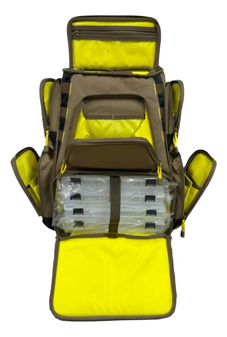 Mochila Jma-01 Beige Con4 Organizadores 30x20x45cm - Imagen 3