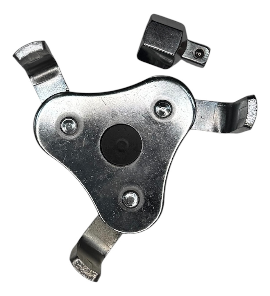 Llave Saca Filtro De Aceite 3 Patas Equus - Con Acople - Imagen 2