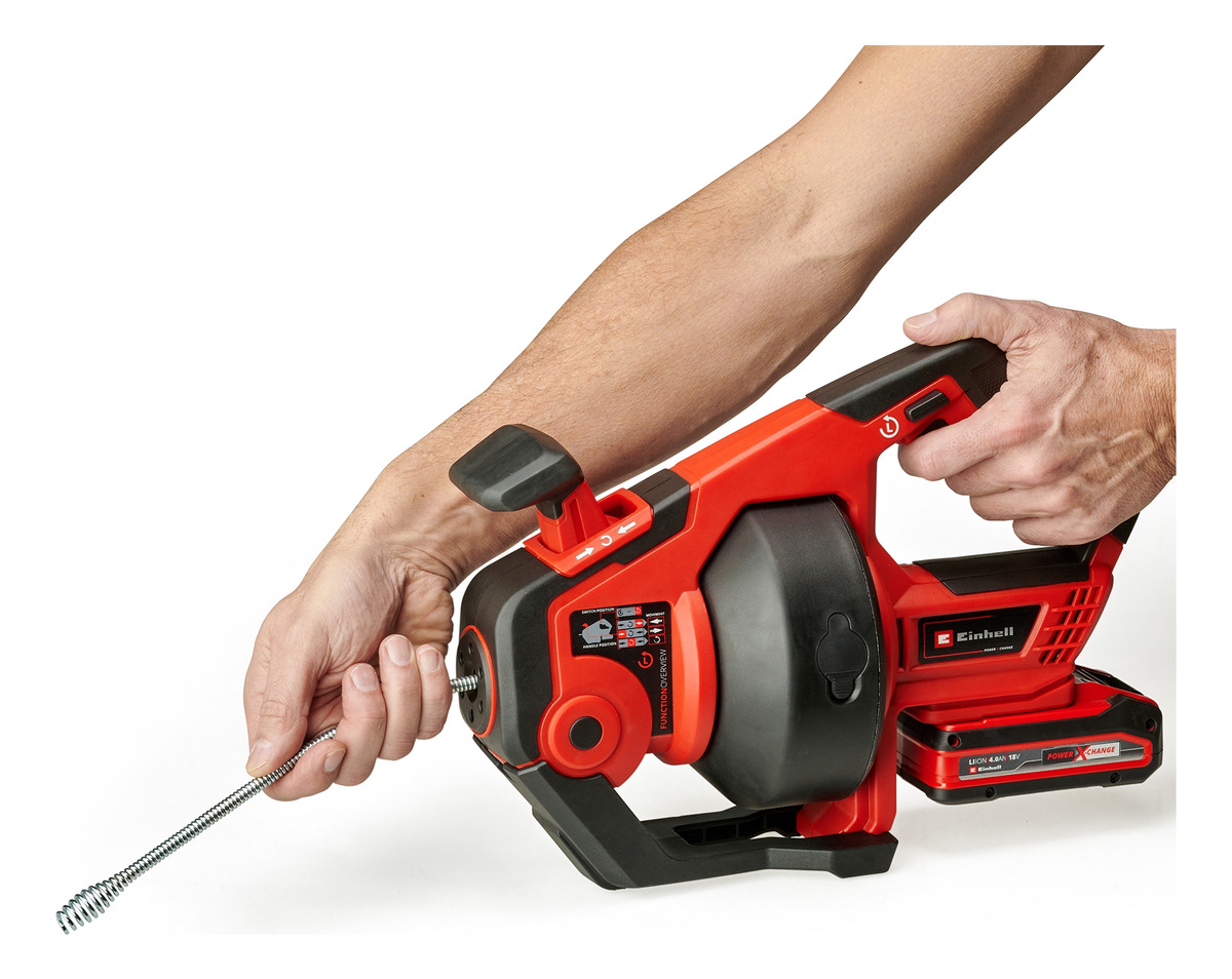 Limpiador De Cañería Inalámbrico 18v Einhell - Imagen 5