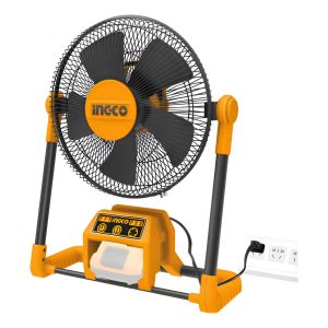 Ventilador 2 En 1 De Enchufe Y Bat 20v Ingco Cfali2001